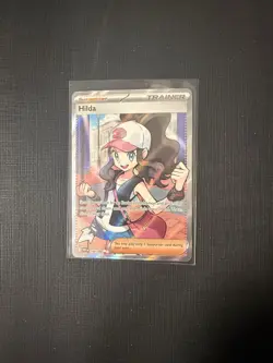 Hilda 164/086 Full Art Ultra Rare White Flare Holo Pokemon TCG Card NM - Image 1