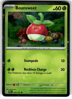 Bounsweet - (Cosmos Holo) Common Miscellaneous Cards & Products 016/197 NM - Image 1