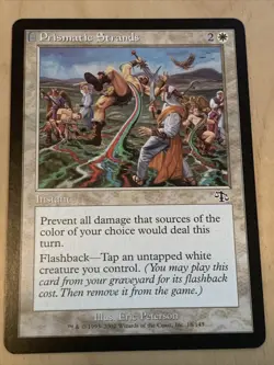 Prismatic Strands Judgment NM White MAGIC THE GATHERING MTG CARD - Image 1