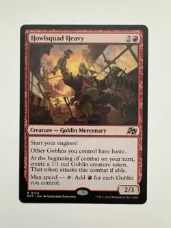 Howlsquad Heavy MTG Magic the Gathering Card NM Near Mint DFT - Image 1