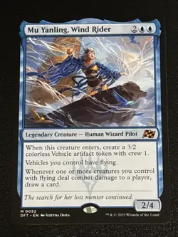 MTG Aetherdrift Mu Yanling, Wind Rider 0052 NM Mythic - Image 1