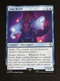MTG Universes Beyond: Doctor Who Time Beetle 0058 NM - Image 1