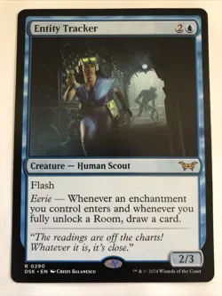 MTG Duskmourn: House of Horror Entity Tracker 0290 NM Rare - Image 1