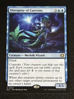MTG Lorwyn Eclipsed Disruptor of Currents 0047 NM Rare - Image 1