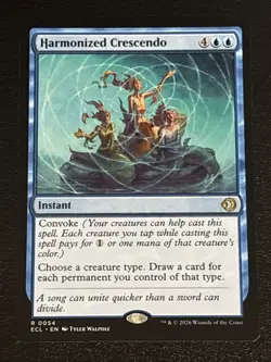MTG Lorwyn Eclipsed Harmonized Crescendo 0054 NM Rare - Image 1