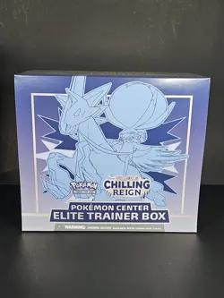 Pokemon Center Chilling Reign ERROR ETB Set Shadow & Ice with Target ETB Case - Image 2