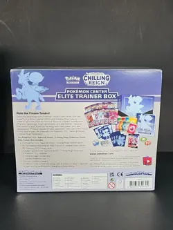 Pokemon Center Chilling Reign ERROR ETB Set Shadow & Ice with Target ETB Case - Image 4