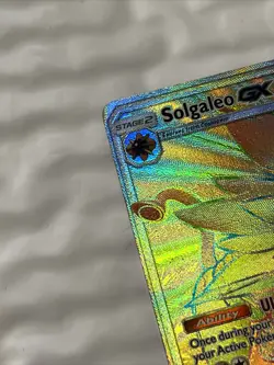 Pokemon TCG 2017 SM Solgaleo GX Secret Rare 155/149 | NM - Image 5