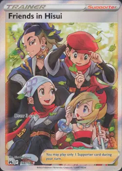 Pokemon TCG - Friends in Hisui (Full Art) - Crown Zenith (CRZ) (2) - Image 1