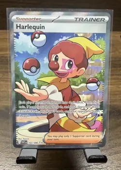 2025 Pokemon White Flare Harlequin English Full Art Holo Rare 163/086 - Image 1