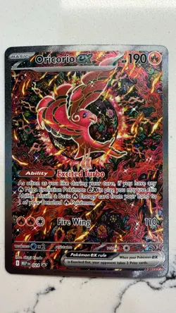 Oricorio ex - 024 Black Star Promo - ME: Mega Evolution Promo Pokemon TCG - NM - Image 3