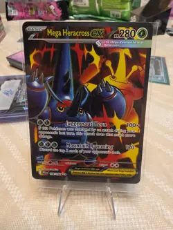 Pokemon TCG Mega Heracross ex 108/094 Full Art Ultra Rare Phantasmal Flames NM/M - Image 1