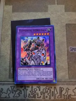 YUGIOH ELEMENTAL HERO GAIA CT08-EN011 SUPER LIMITED ED NM - Image 2