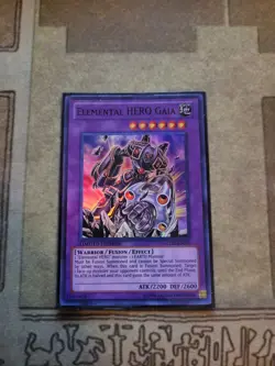 YUGIOH ELEMENTAL HERO GAIA CT08-EN011 SUPER LIMITED ED NM - Image 4