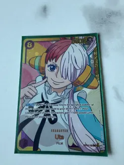 One Piece Card Game Uta OP02-120 English Secret Rare Paramount War NM - Image 1