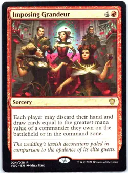 #24 Imposing Grandeur Commander: Innistrad: Crimson Vow Rare - Image 1