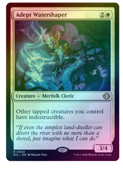 Adept Watershaper - Foil Lorwyn Eclipsed MTG - Image 1