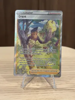 Grant GG62/GG70 Crown Zenith Full Art Trainer Galarian Gallery Pokemon Free Ship - Image 1