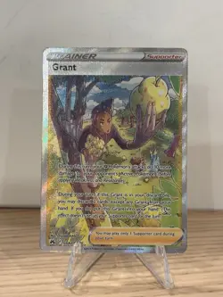 Grant GG62/GG70 Crown Zenith Full Art Trainer Galarian Gallery Pokemon Free Ship - Image 2