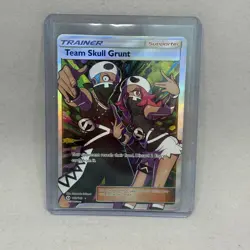 Pokemon - Sun and Moon - 2017 Team Skull Grunt (Full Art) 149/149 NM Off Center - Image 1