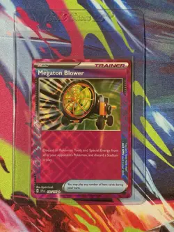 Pokemon Megaton Blower 182/191 Ace Spec Sv08: Surging Sparks Holo - Image 1