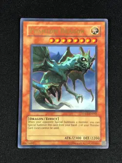 YUGIOH PHANTOM DRAGON LODT-EN041 ULTRA PLAYED/EDGE WEAR - Image 1