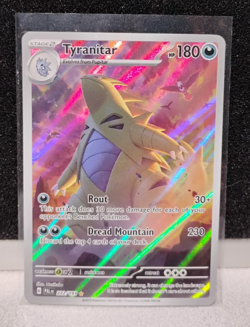 Pokemon TCG Tyranitar Scarlet & Violet Paldea Evolved Card 222/193 - Image 1