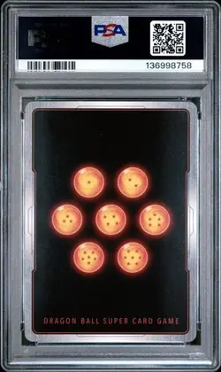 2022 DBS CARD GAME HISTORY SON GOKU DB3-116 GOKU, UNWAVERING CONVICTION PSA 10 - Image 5