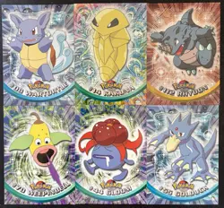 1999 Topps Pokemon TV Animation Card Lot of 33 Pikachu Charmander Meowth LP - Image 4