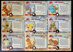 1999 Topps Pokemon TV Animation Card Lot of 33 Pikachu Charmander Meowth LP - Image 5