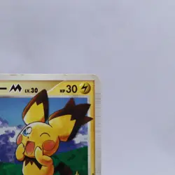Spiky-Eared Pichu M 042/DPt-P Shonen Sunday Promo Pokemon Card Japanese 2009 - Image 3