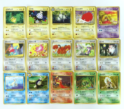Pokemon Card Lot of 15 Cards Quick Starter Set Pikachu Old Back Vintage Japanese - Image 1