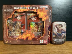 Bandai Namco One Piece Card Game Illustration Box vol.5 English Booster Sabo Ace - Image 1