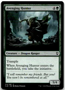 MTG Avenging Hunter C Commander Legends: Battle for Baldur's Gate 215 LP - Image 1
