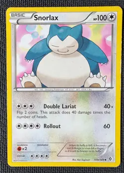 SNORLAX 109/149 UC BOUNDARIES CROSSED POKEMON MP - Image 1