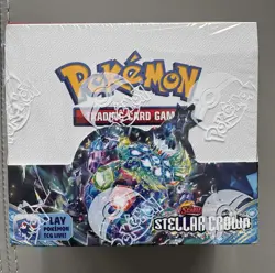 💥 Pokemon TCG Scarlet & Violet Stellar Crown Booster Box Factory Sealed NEW - Image 1