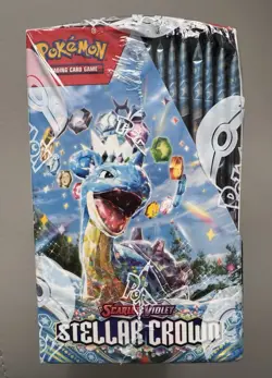 💥 Pokemon TCG Scarlet & Violet Stellar Crown Booster Box Factory Sealed NEW - Image 4