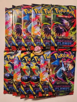 Pokemon TCG Phantasmal Flames 12-Pack Booster Lot Factory Sealed - Image 1