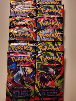Pokemon TCG Phantasmal Flames 12-Pack Booster Lot Factory Sealed - Image 3