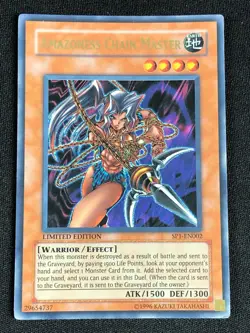 YUGIOH AMAZONESS CHAIN MASTER SP1-EN002 ULTRA PLAY/WEAR - Image 1