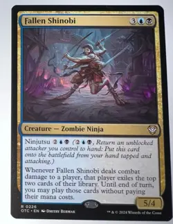 MTG FALLEN SHINOBI CARD R 0226 OTC - Image 2