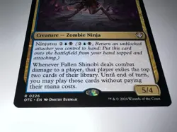 MTG FALLEN SHINOBI CARD R 0226 OTC - Image 4