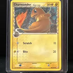 Pokemon Charmander Delta Species 49/100 EX Crystal Guardians Non-Holo Card - Image 2