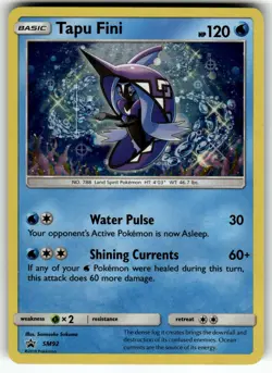 Tapu Fini - SM92 SM Promos LP Pokemon Card TCG - Image 1