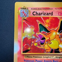 [Good Condition] Charizard / Jumbo Card / CoroCoro Supplement / English Version - Image 2