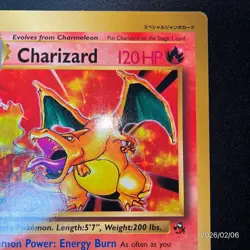 [Good Condition] Charizard / Jumbo Card / CoroCoro Supplement / English Version - Image 3