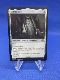 MTG Universes Beyond Lord of the Rings Mithril Coat 0245 Regular Rare NM - Image 1