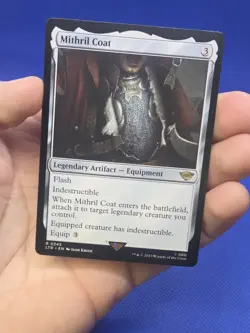 MTG Universes Beyond Lord of the Rings Mithril Coat 0245 Regular Rare NM - Image 2