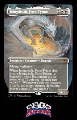 MTG Icingdeath, Frost Tyrant (Borderless) #287 NM-MT Magic The Gathering - Image 1