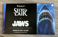MTG Secret Lair Jaws: Terror of Amity Island Rainbow Foil Edition (Sealed) - Image 1